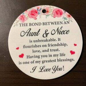 Aunt & Niece Ornament